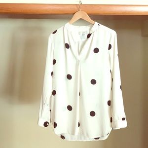 Polka dot Tunic Blouse
